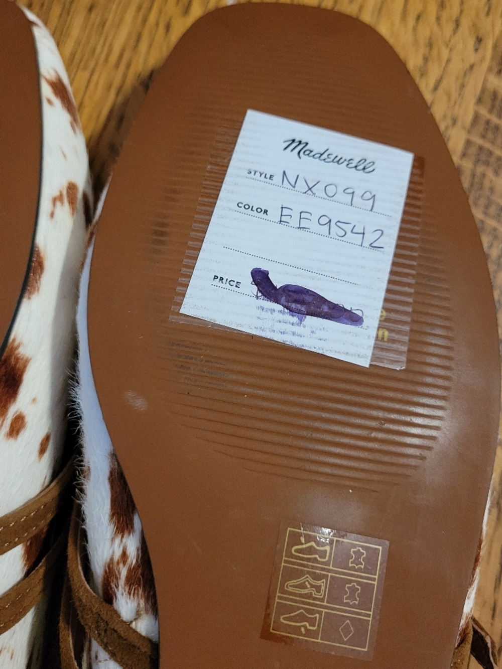 Madewell Greta Haircalf Ballet Flats - Russet Brown spotted - Picture 9 of 10